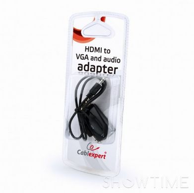 Адаптер-перетворювач HDMI to VGA і стерео-аудіо Cablexpert AB-HDMI-VGA-02 444450 фото