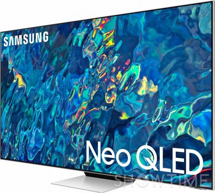 Samsung QE55QN95BAUXUA — Телевізор 55" NeoQLED 4K 100Hz Smart Tizen BRIGHT SILVER 1-006025 фото