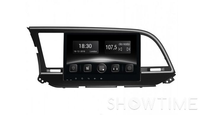 Автомобільна мультимедійна система з антибліковим 10.1 "HD дисплеєм 1024x600 для Hyundai Elantra UD 2016-2017 Gazer CM5510-UD 525597 фото