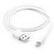 Кабель Vinga USB2.0 AM/Apple Lightning White 1м (VCPDCL1W) 469948 фото 2