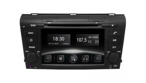 Автомобільна мультимедійна система з антибліковим 7 "HD дисплеєм 1024x600 для Mazda 3 BK 2004-2009 Gazer CM5007-BK 526435 фото