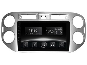 Автомобільна мультимедійна система з антибліковим 10.1 "HD дисплеєм 1024x600 для Volkswagen Tiguan 5N2 2013-2016 Gazer CM5510-5N2 524226 фото