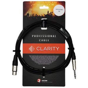 Clarity JACK-XLR(F) PRO/2m - мікрофонний кабель 1-004454 фото