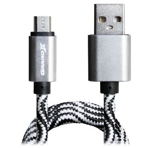 Кабель 2E USB2.0 AM/CM Gray 1м (2E-CCTT-1MGR) 469711 фото