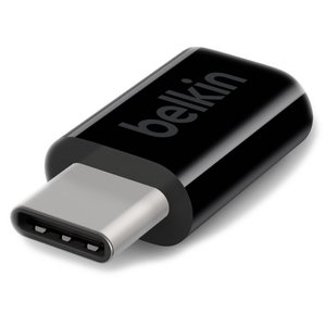 Адаптер Belkin USB-C to Micro USB (F2CU058BTBLK) 470145 фото