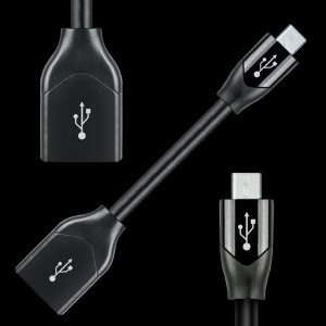 USB кабель microUSB на USB-A мама Audioquest Dragon Tail