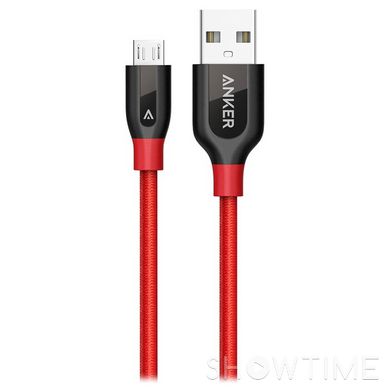 Кабель Anker PowerLine+ USB2.0 AM/Micro-BM Red 1.8м (A8143091) 469186 фото
