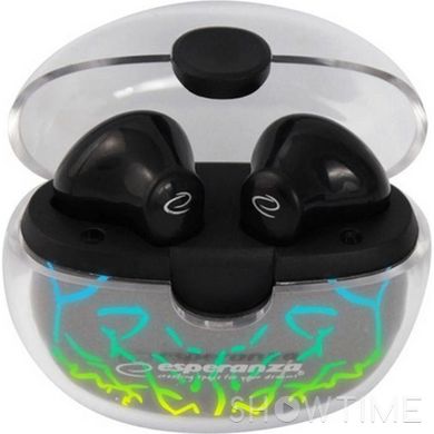 Esperanza Pandora Black (EH224K) — Беспроводные вакуумные Bluetooth наушники 1-009495 фото