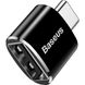 Адаптер Baseus USB to Type-C Adapter Converter Black (CATOTG-01) 468939 фото 2
