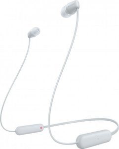 Sony WI-C100 White (WIC100W.CE7) — Беспроводные вакуумные Bluetooth наушники 1-006255 фото