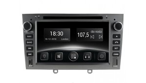 Автомобільна мультимедійна система з антибліковим 7 "HD дисплеєм 1024x600 для Peugeot 408 2010-2013 Gazer CM5007-408W 526436 фото