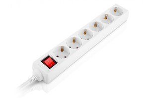 Фильтр питания Real-El RS-6 Protect M 3м White (EL122300033) 1-011244 фото