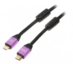 Кабель HDMI-HDMI 2m, M/M, v1.4, ферриты, Viewcon VC-HDMI-510-2m 444620 фото