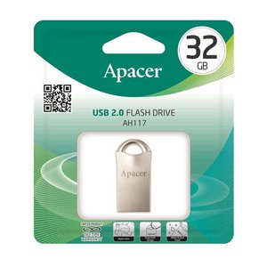 Накопичувач Apacer 32GB USB 2.0 AH117 Silver