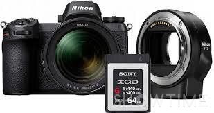 Цифр. фотокамера Nikon Z 6 + 24-70mm f4 + FTZ Adapter +64Gb XQD Kit 519113 фото