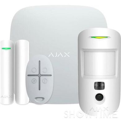 Комплект охранной сигнализации Ajax StarterKit Cam White (16583.42.WH1/20293.58.WH1/25468.58.WH1) 1-011091 фото
