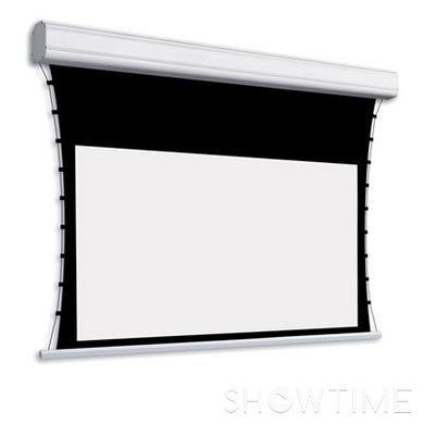 Моторизований екран з боковими розтяжками Adeo Professional Tensio, поверхня Reference White (308x174, 16:9, відступ зверху макс. 45cm) 444192 фото