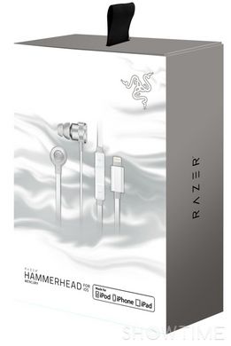 Навушники Razer Hammerhead for IOS Mercury (RZ04-02090200-R3M1) 497687 фото