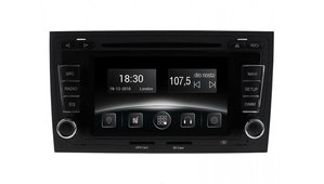 Автомобільна мультимедійна система з антибліковим 7 "HD дисплеєм 1024x600 для Audi A4 2002-2008 Gazer CM5007-8E 525780 фото