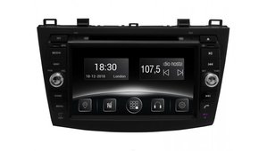 Автомобильная мультимедийная система с антибликовым 8” HD дисплеем 1024x600 для Mazda 3 BL 2010-2014 Gazer CM5008-BL 526387 фото