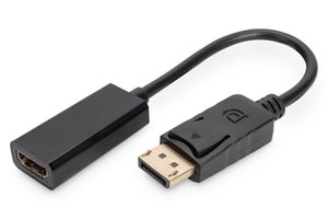 Digitus AK-340400-001-S — адаптер DisplayPort to HDMI (AM/AF), 0.15 м 1-005106 фото