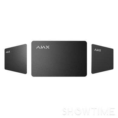 Ajax Pass (000022787) — Карта 10шт бесконтактная, jeweller, черный 1-007974 фото