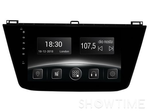 Автомобільна мультимедійна система з антибліковим 10.1 "HD дисплеєм 1024x600 для Volkswagen Tiguan AD1 2016-2017 Gazer CM5510-AD1 524228 фото