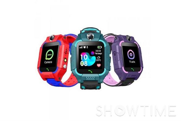 Дитячий GPS годинник-телефон GoGPSme K24 Пурпурні 517063 фото