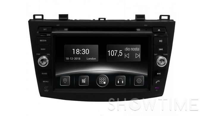 Автомобильная мультимедийная система с антибликовым 8” HD дисплеем 1024x600 для Mazda 3 BL 2010-2014 Gazer CM5008-BL 526387 фото