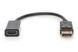 Digitus AK-340400-001-S — адаптер DisplayPort to HDMI (AM/AF), 0.15 м 1-005106 фото 2