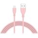 Кабель T-Phox Kitty USB - Lightning Pink 1м (T-L817 PINK) 470475 фото 1