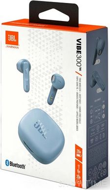JBL Vibe 300TWS Blue (JBLV300TWSBLUEU) — Бездротові вакуумні Bluetooth навушники 1-009648 фото