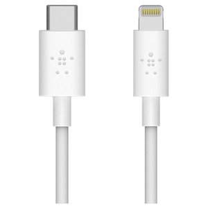 Кабель Belkin Boost Up Charge USB-C w/Lightning White 1.2м (F8J239BT04-WHT) 470354 фото