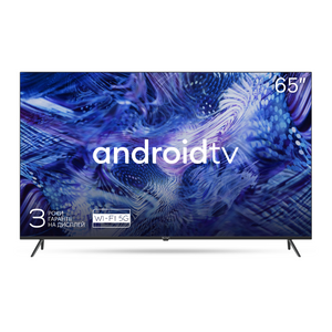 Kivi 65U740NB — ТБ 65", UHD, Smart TV, HDR, Android, 60 Гц, 2x12 Вт, Wi-Fi, Bluetooth, Eth, Black