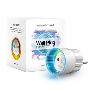 Розумна розетка Fibaro Wall Plug, Z-Wave, 230V, макс. 11А, 2.6кВт, біла 436172 фото