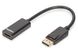 Digitus DB-340400-001-S — адаптер DisplayPort to HDMI 1-005114 фото 1
