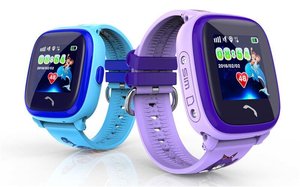 Дитячий GPS годинник-телефон GoGPSme K25 Пурпуровий 517065 фото