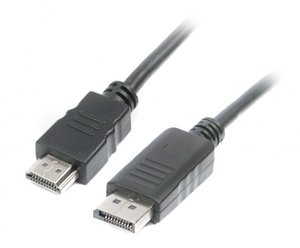 Кабель DisplayPort to HDMI 1.8m, M / M, v1.4, Viewcon VC-HDMI-DP-1.8m 444572 фото