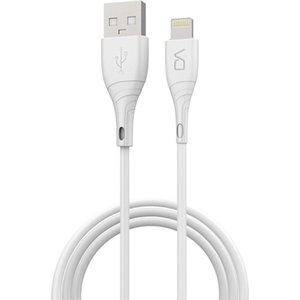 Кабель Delicate-Amazing DT0072A USB 2.0 Apple Lightning White 1м (DT0072A WHITE) 470607 фото