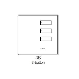 Комплект змінних кнопок Lutron SIB-3B-BL-E lut.01180 532008 фото
