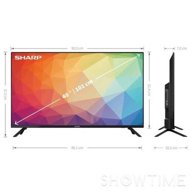 Sharp 2T-C40FG2EL2AB — Телевізор 40" LED, Android TV, 60 Гц 1-010052 фото