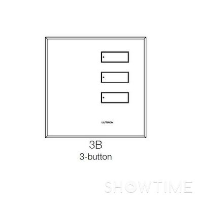 Комплект сменных кнопок Lutron SIB-3B-BL-E lut.01180 532008 фото