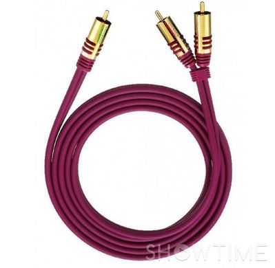 Oehlbach 20561 NF Y Adaptor Set cinch/2xcinch 1m purple 438899 фото