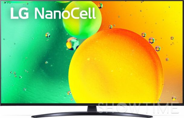 LG 55NANO766QA — Телевизор 55" NNanoCell 4K 50Hz Smart WebOS Ashed Blue 1-006056 фото