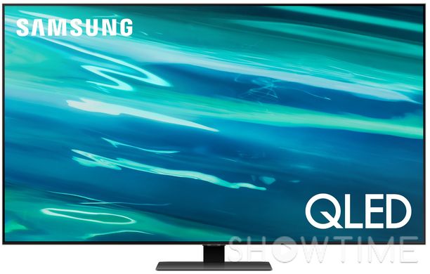 Samsung QE55Q80AAUXUA — телевизор 55" QLED 4K 120Hz Smart Tizen Gray 1-005567 фото