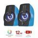 Комп'ютерна акустика 2.0 6 Вт синя Trust 2.0 Gemi RGB BLUE 504234 фото