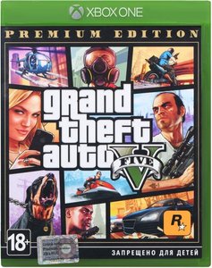 Програмний продукт на BD диску Grand Theft Auto V Premium Online Edition [Xbox One, Blu-Ray диск] 504935 фото