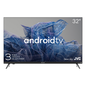 Kivi 32H750NB — ТБ 32", HD, Smart TV, Android, 60 Гц, 2x8 Вт, Wi-Fi, Bluetooth, Eth, Black 1-007263 фото