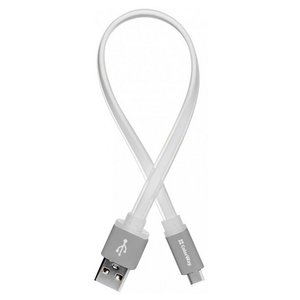 Кабель Colorway USB2.0 AM/CM White 0.25м (CW-CBUC001-WH) 469624 фото