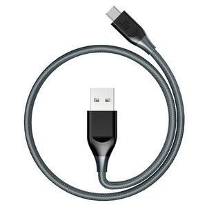 Кабель Tronsmart ATC6 USB2.0 AM/CM Gray 1м (235692) 469571 фото